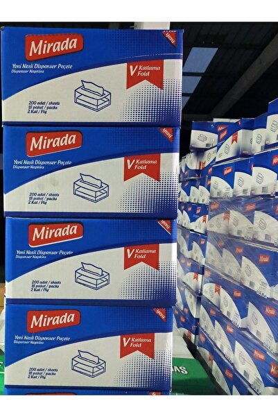 Mirada Dispenser Peçete Yeni Nesil V Katlama (18*200)*4 Kl