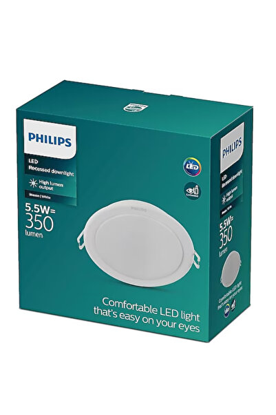 Philips 59447 Meson Gömme Spot 9cm 5.5W 6500K 370 Lümen Beyaz Işık
