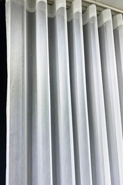 farbateks Gri Renk Geçişli Degrade S Pile Tül Perde