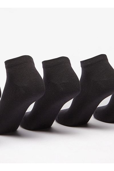 Celeste Textured Ankle Length Socks - Set of 5