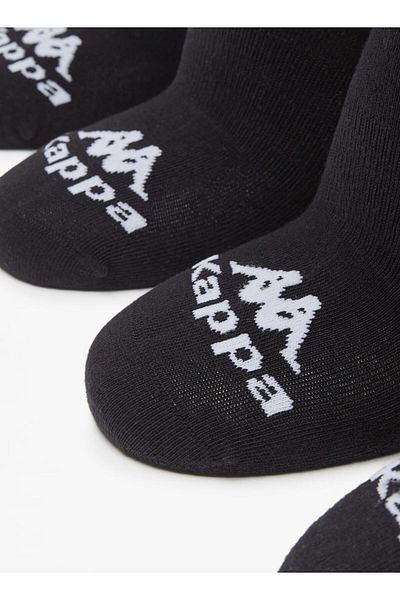 Kappa Logo Detail Ankle Length Sports Socks - Set of 6