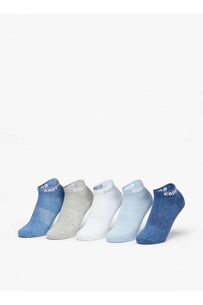 Kappa Solid Ankle Length Sports Socks - Set of 5