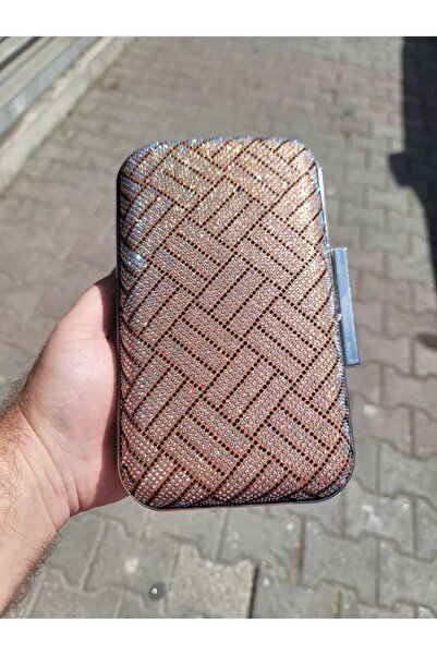 lowell home LOWELL 2024 موديل جديد - حقيبة سهرة أنيقة مزينة بالأحجار ومقبض وس...