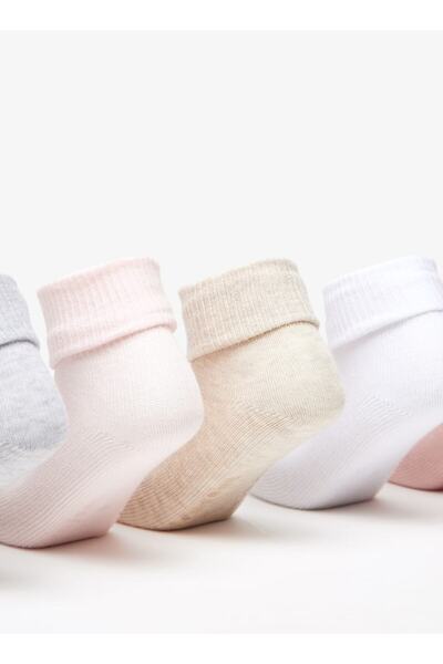 Barefeet Ribbed Ankle Length Socks - Set of 5