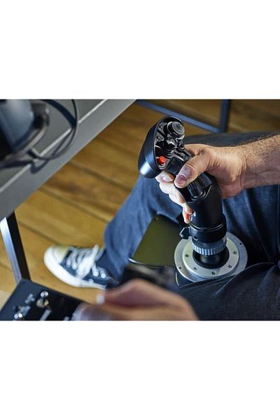 Thrustmaster F/A-18C Hornet™ HOTAS Grip: versatile replica fighter aircraft flight stick handle for Windows games