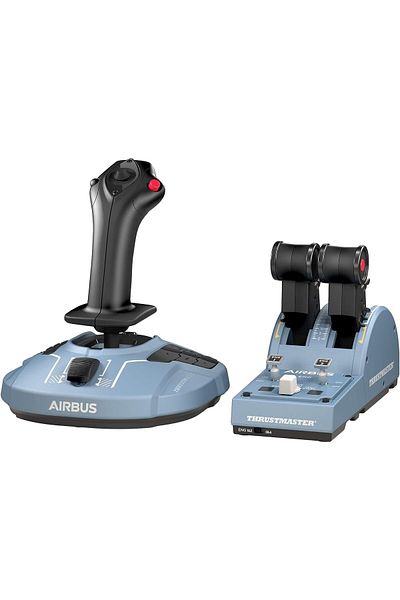 Thrustmaster حزمة ضابط TCA Airbus Edition، TCA Sidestick وعناصر التحكم الرباعية للكمبيوتر الشخصي