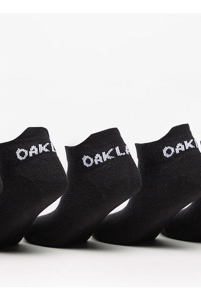 Oaklan by Shoexpress جوارب رياضية بطول الكاحل بطبعة شعار الماركة - طقم من 5 قطع