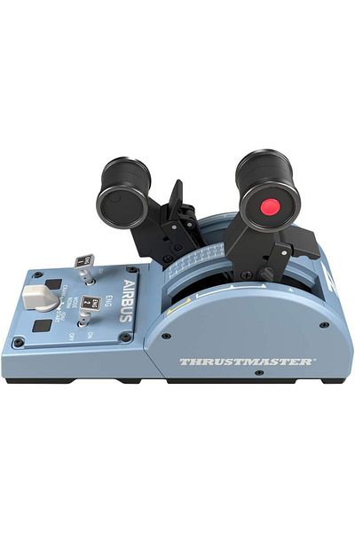 Thrustmaster TCA Quadrant Airbus: نسخة طبق الأصل من دواسة الوقود من Airbus، تقنية مغناطيسية، وظائف الطائرات للكمبيوتر الشخصي