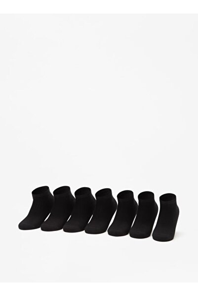 Juniors Solid Ankle Length Socks - Set of 7