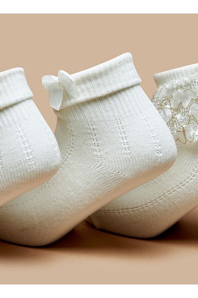 Barefeet Assorted Ankle Length Socks - Set of 3