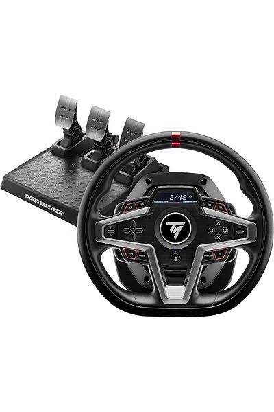 Thrustmaster T248 Racing Wheel, Magnetic Pedals, Hybrid Drive, Paddle Shifters, Dynamic Feedback (PS5, PS4, PC)