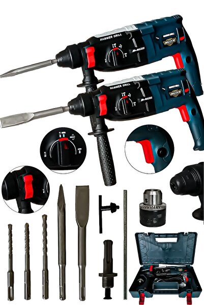 DOZZER Alman 2.30mm Bakır Sargılı Çift Çelik Şanzuman Kırıcı Delici Hilti Matkap 5pcs Uç Hediye