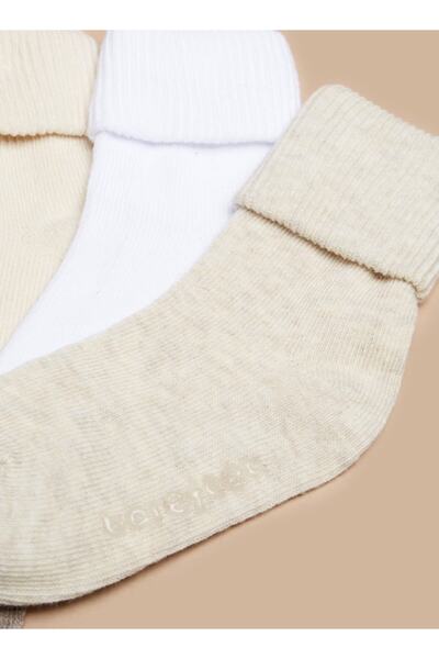 Barefeet Ribbed Ankle Length Socks - Set of 5
