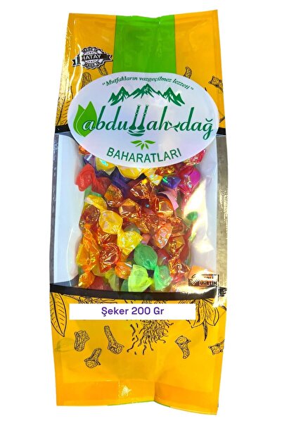 Hacıoğlu baharat Hatay Yöresel Bonbon Sert Atıştırmalık Ikramlık Meyve Aromal...