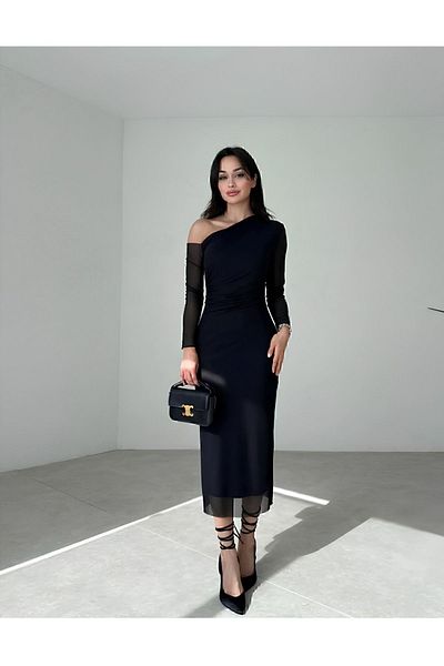 Masspera Off-the-Shoulder Tulle Dress - for Wedding, Engagement and Graduation