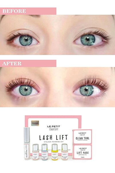Le Petit Professional Lash Lift Kirpik Lifting Seti, Lash Lift, Kaş & Kirpik Perma Seti (TAM SET)