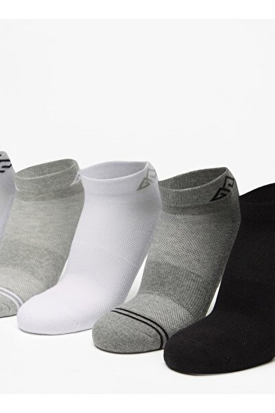Oaklan by Shoexpress Logo Print Ankle Length Sports Socks - Set of 5