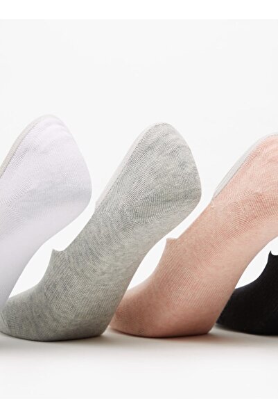 Flora Bella by Shoexpress Solid No Show Socks - Set of 5