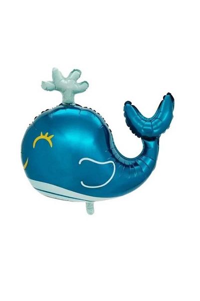 PATİKA PARTİEVİ 92-76 cm Big Whale Whale Follyo Balloon - Helium Compatible Sea Creatures