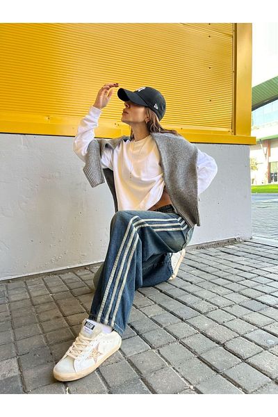 RockMore Y2K Baggly Jean Trousers - Recycled Fashion