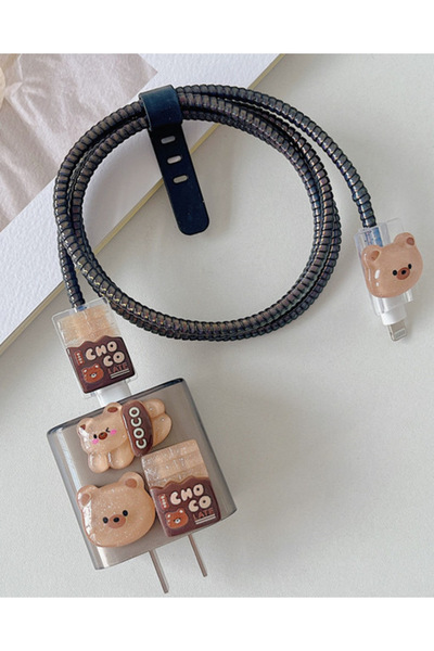 EDELFU iPhone 18W/20W USB-C Kablo Hızlı Şarj Adaptörü Koruyucu Dayanıklı Kılı...