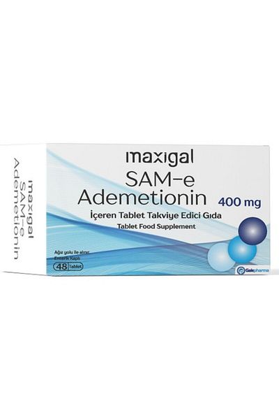 Maxigal Ademetionin Sam-e 400 Mg - 48 Tablets