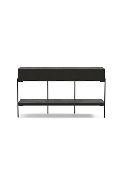 LAGOMA Harmonia Konsol Ahşap Çekmece ve Raf Metal Ayak