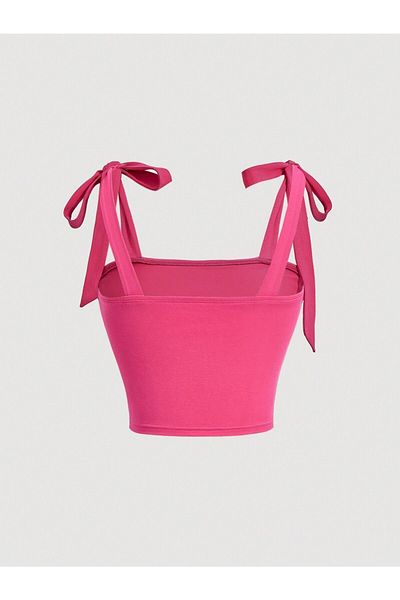 Wildco Καλοκαιρινό Crop Top με φιόγκο, Καλοκαιρινό φαρδύ μπλουζάκι με φιόγκο