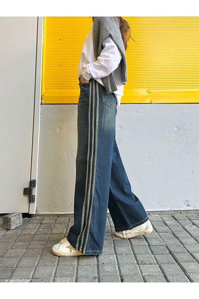RockMore Y2K Baggly Jean Trousers - Recycled Fashion