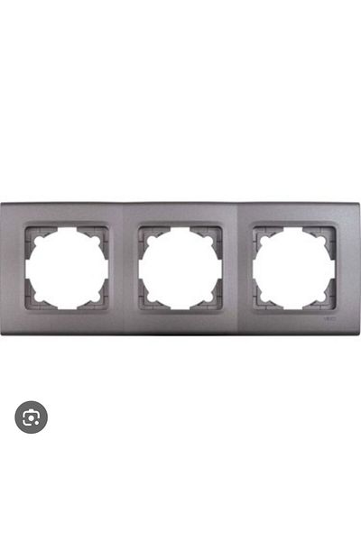 VİKO Viko Linnera Life Granite Gray Triple Frame