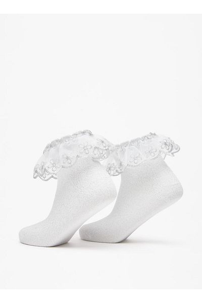 Flora Bella by Shoexpress Frill Detail Socks