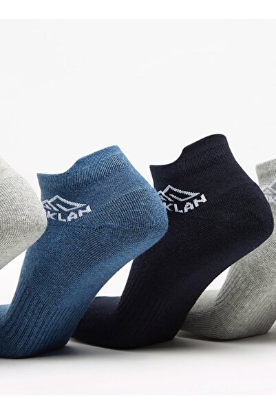 Oaklan by Shoexpress Logo Print Ankle Length Sports Socks - Set of 5