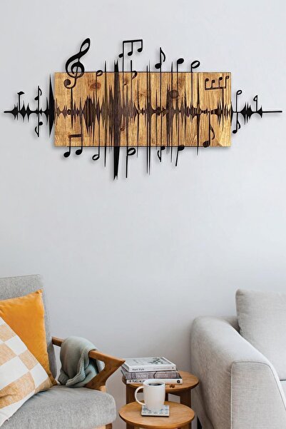 Doreline Doreart Efsa Ahşap & Metal Duvar Tablosu, Ev Ofis Duvar Panosu