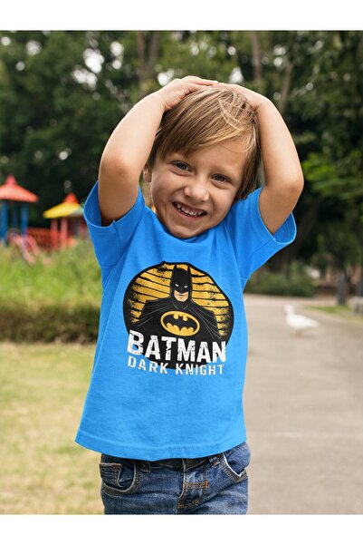 SEDİRLİ Унісекс дитячий літній футболка з принтом Бетмен - бавовняна футер