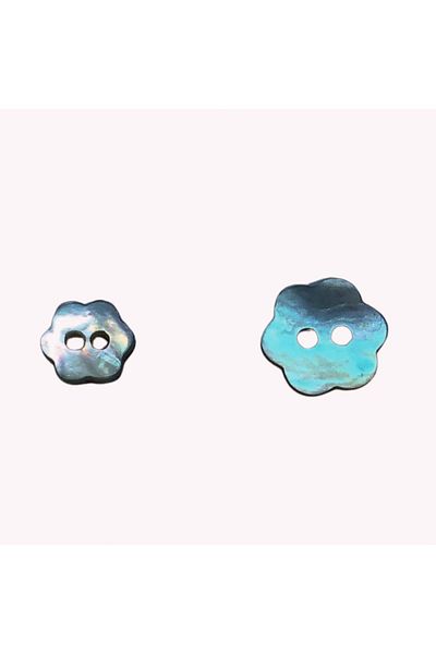 Final Düğme Daisy Model Genuine Pearlescent 100% Sea Shell 12mm - 100 PCS
