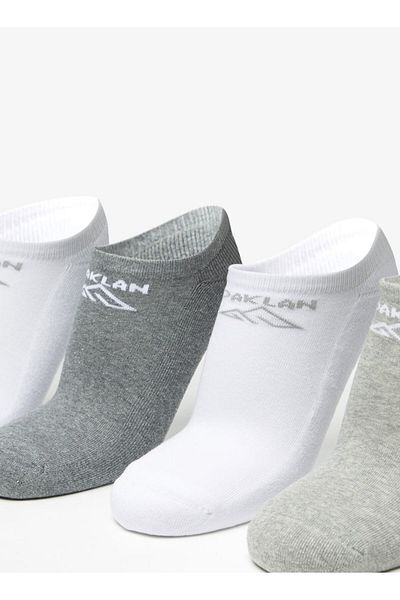 Oaklan by Shoexpress Logo Print Ankle Length Sports Socks - Set of 5