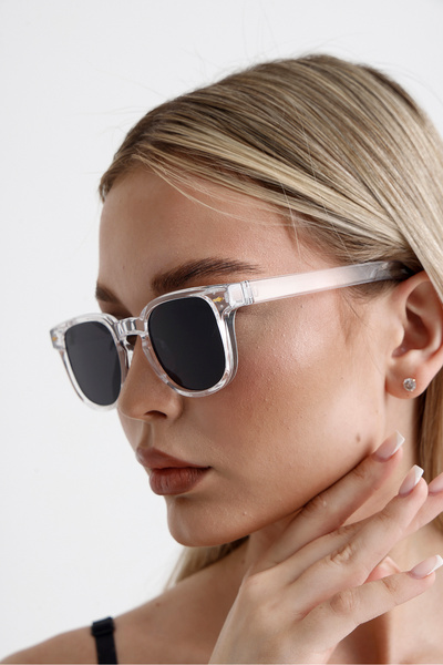 KAMPANİX New Season Unisex UV400 Protected Sunglasses -TRANSPARENT