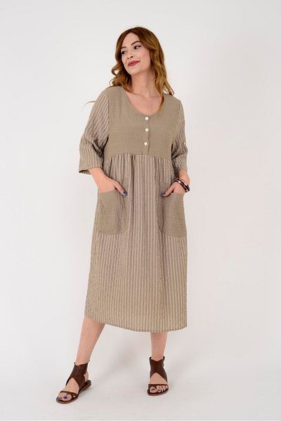 Park Moda BLUNT AN10595 - Rochie cu modele dungi
