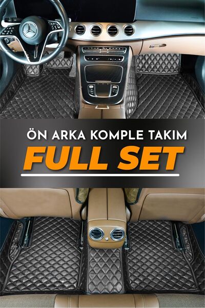 stiloto Toyota Avensis (2010-2014) Uyumlu Özel Dikim Deri 7d Havuzlu Füme Ren...