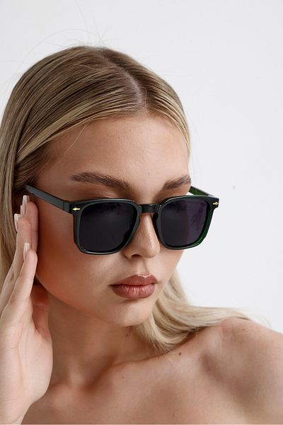 KAMPANİX Trend Model Uv400 - Protected Unisex Green Sunglasses