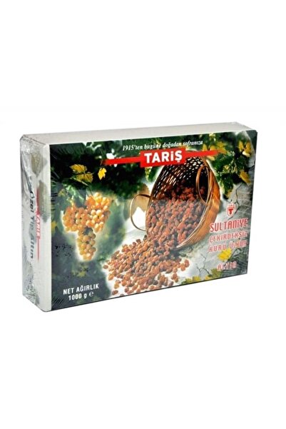 Tariş Sultaniye Çekirdeksiz Kuru Üzüm 1 Kg 2025 Mahsül