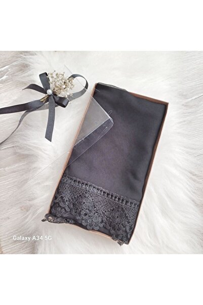 LilAmor Concept Hediyelik Namaz başörtüsü hazır oyalı şal mevlid örtüsü hac umre