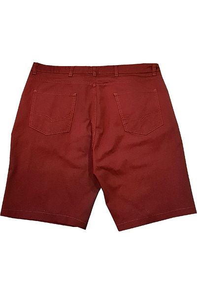 Lifeguard Large Size Lycra Chino Shorts Claret Red