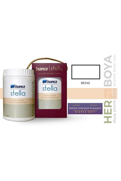 Bianca Stella Yeni Nesil Akrilik Dönüşüm Boyası Beyaz