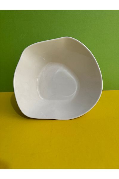 Kütahya Porselen Skallop 23 cm Large Bowl Set - 1 Piece CREAM