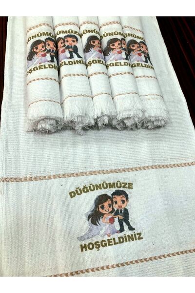 yörük tuhafiye Wedding Towel, Car Towel, Convoy Towel 12 Pieces. Promise, engagement, school towel, New Bride and Groom 1