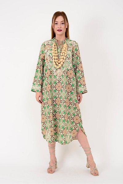 Park Moda AN10668 ΦΟΡΕΜΑ ΛΟΥΛΟΥΔΙΝΟ ΜΕ ΛΕΠΤΟΜΕΡΗ ΚΕΝΤΗΜΑ