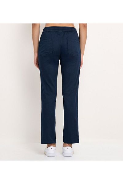 Aeropostale Women's Blue Plain Pants