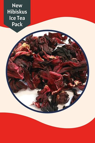 Mim and More Hibiscus Ice Tea Pack - Cold Tea Pack, 5X20 g