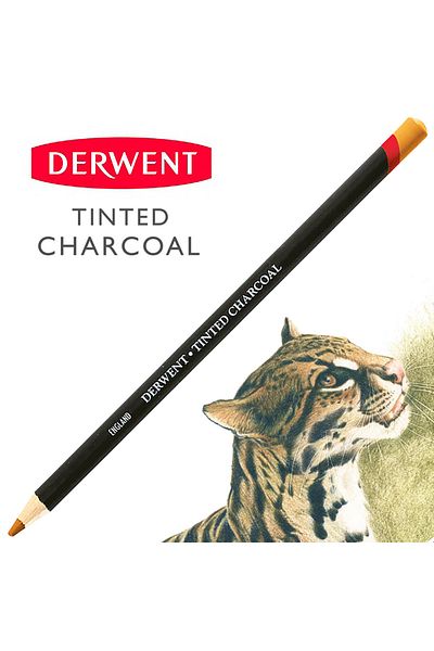 Derwent Tinted Charcoal Pen White (Tc21)